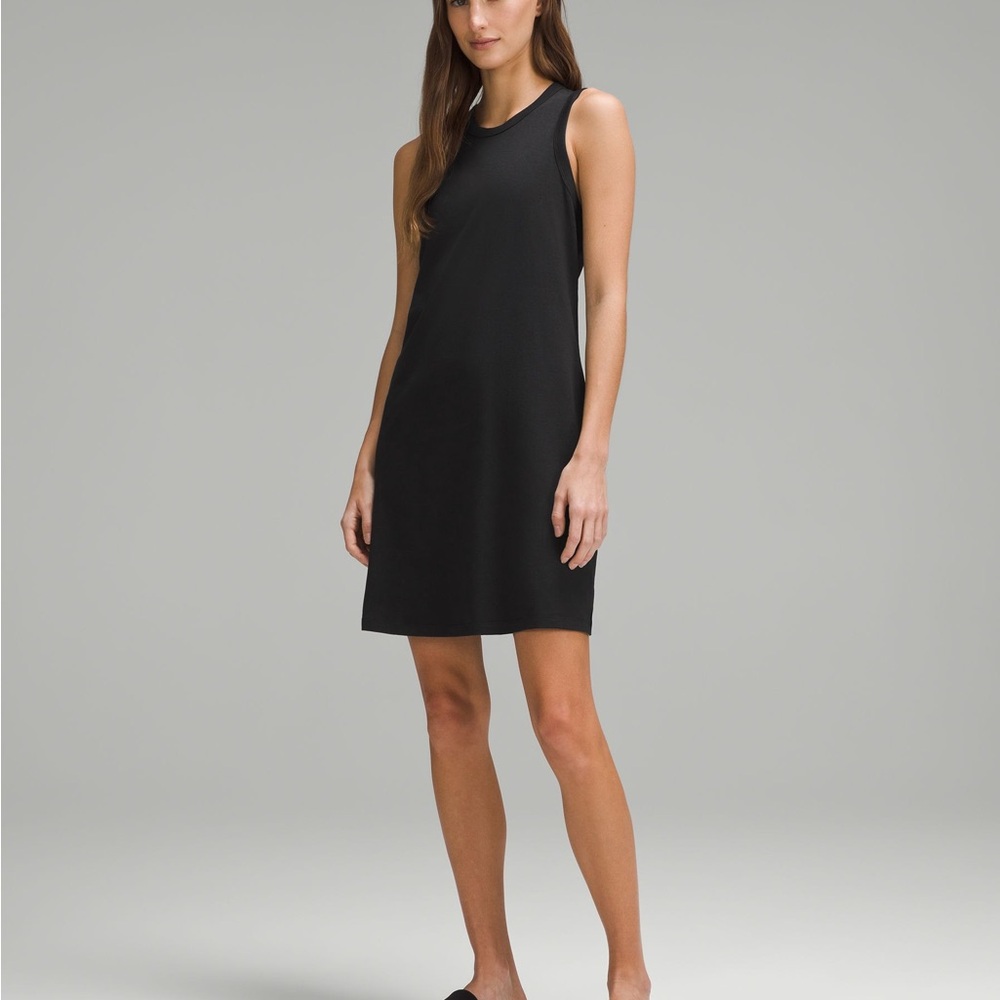 Lululemon Classic-Fit Cotton-Blend Dress in black